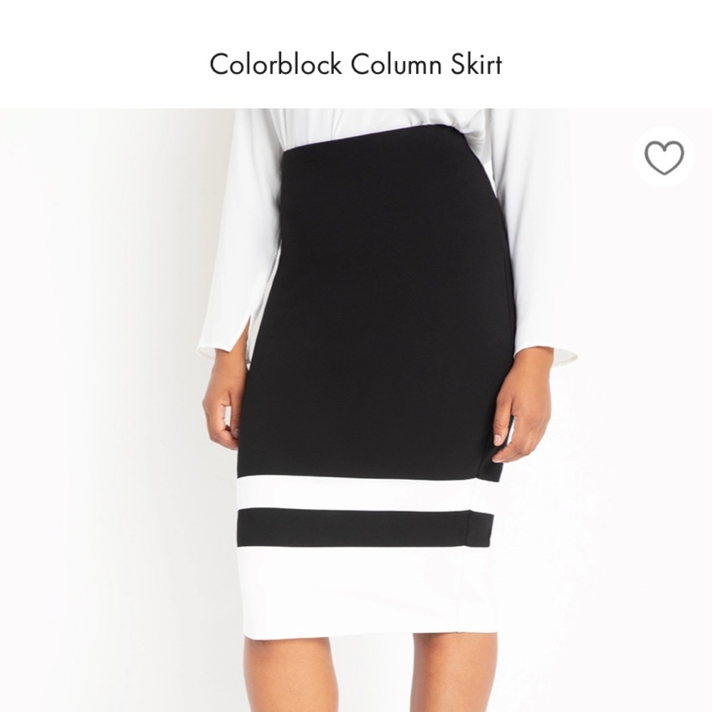 Color Block Penci Skirt